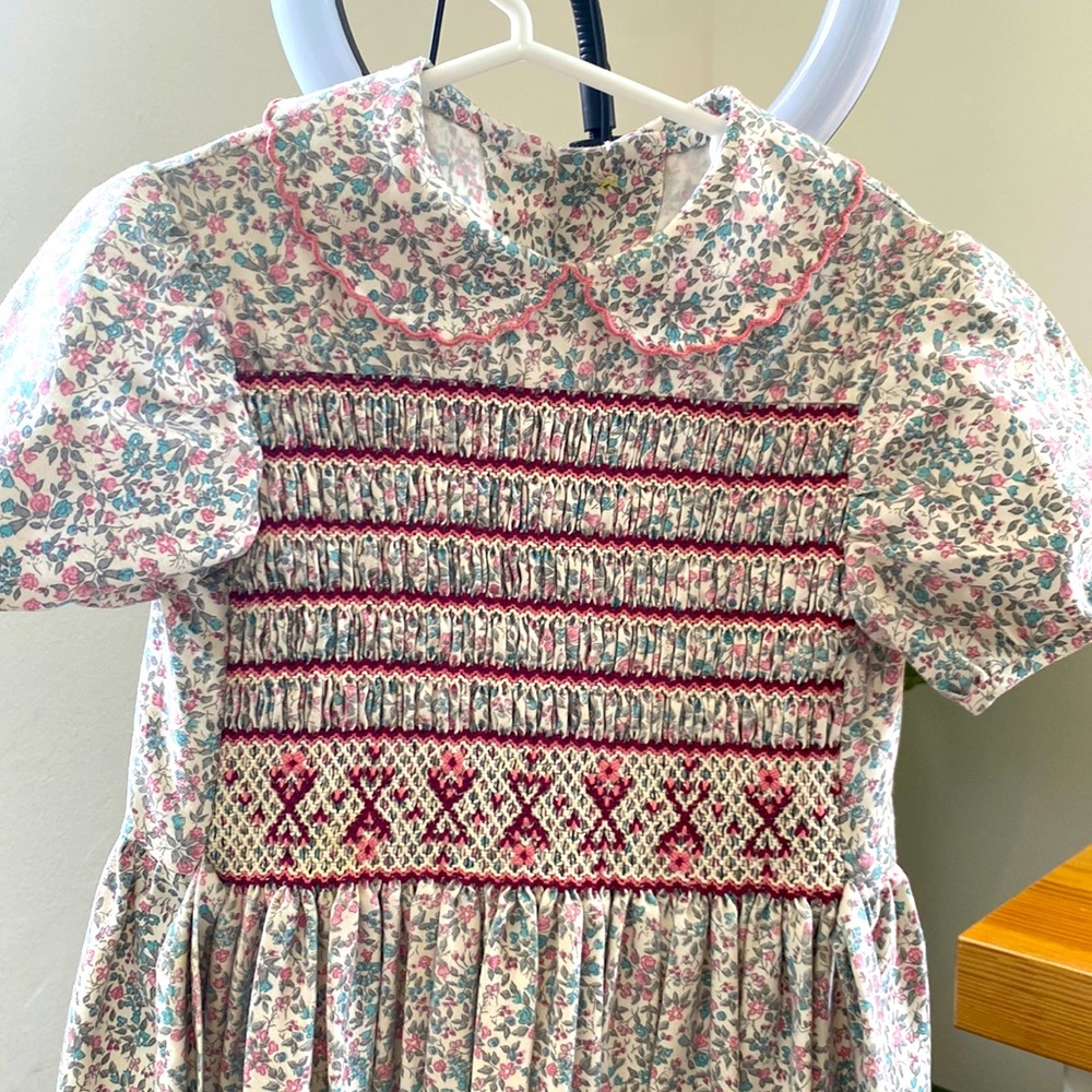 NEW HAND MADE IN SPAIN VINTAGE DRESS SIZE 6
